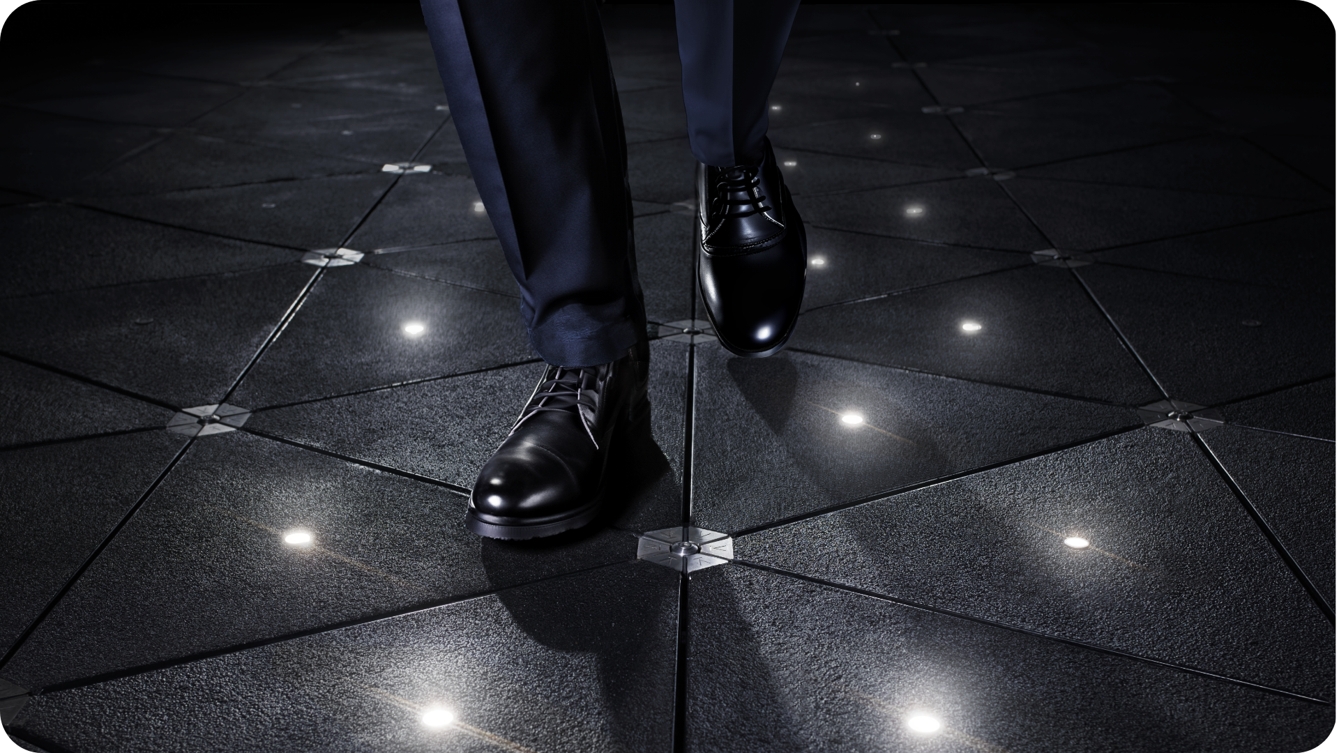 Pavegen Walk to Light Flooring