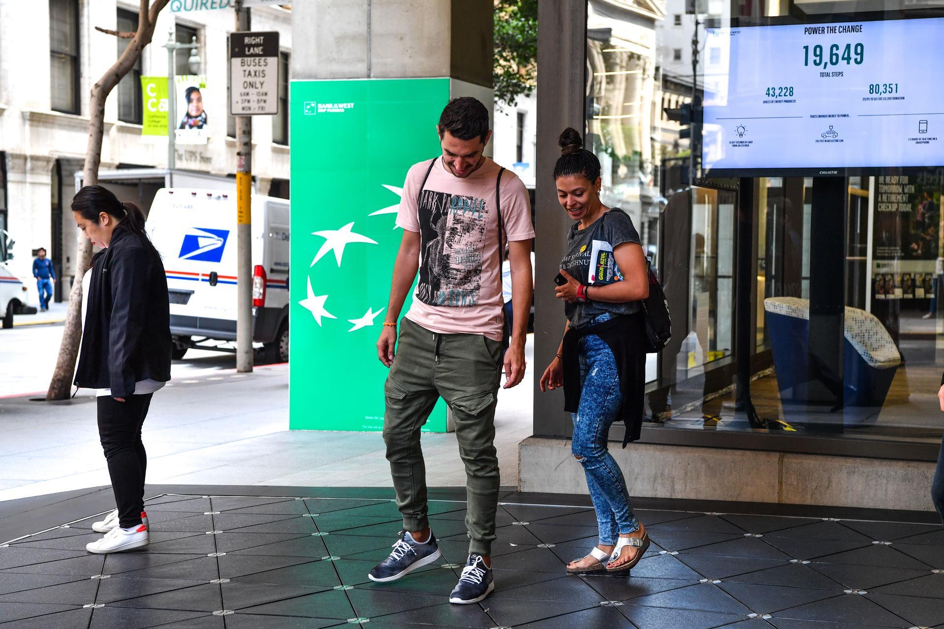 Pavegen sustainable brand activation