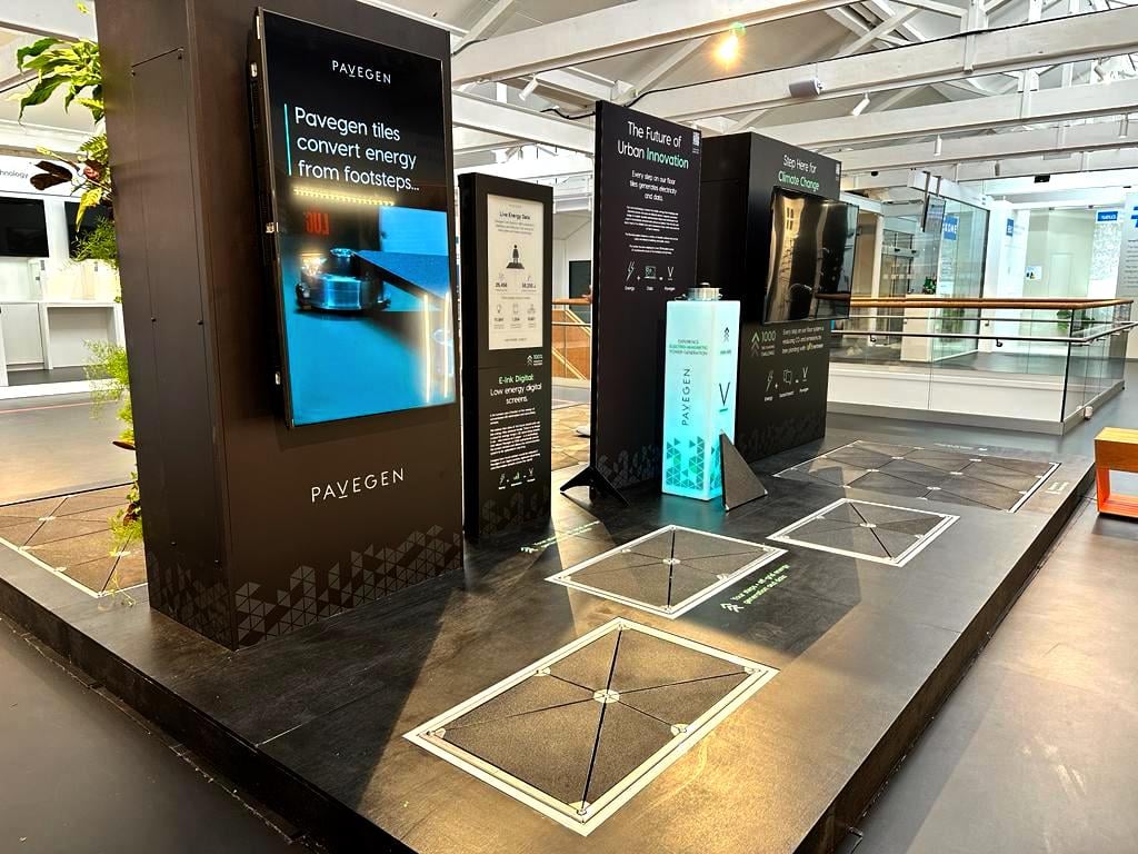 Pavegen at Building Centre