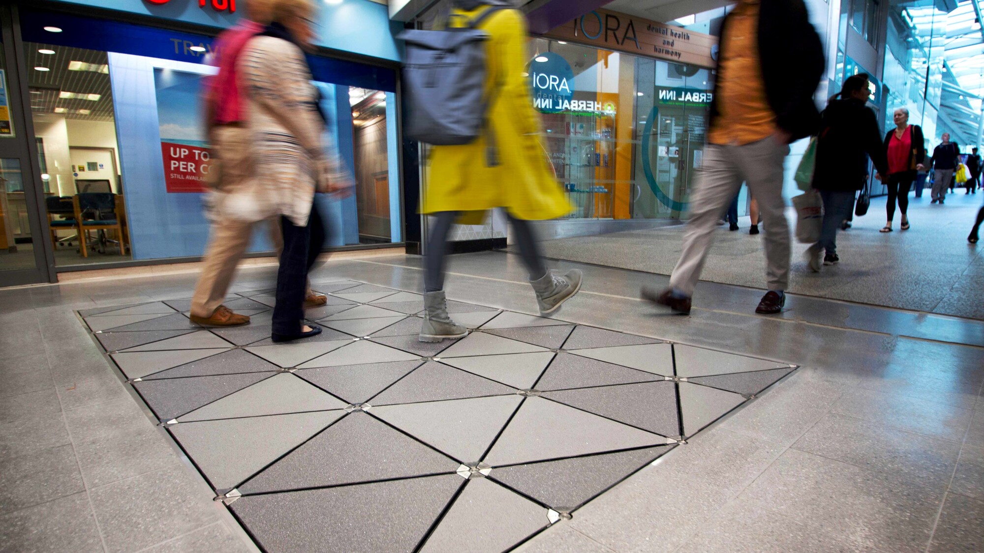 Pavegen Retail Energy Walkway at Mercury Mall