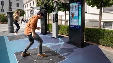 Pavegen bespoke brand activation technology