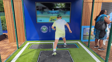 Wimbledon kinetic brand activation with Barclays