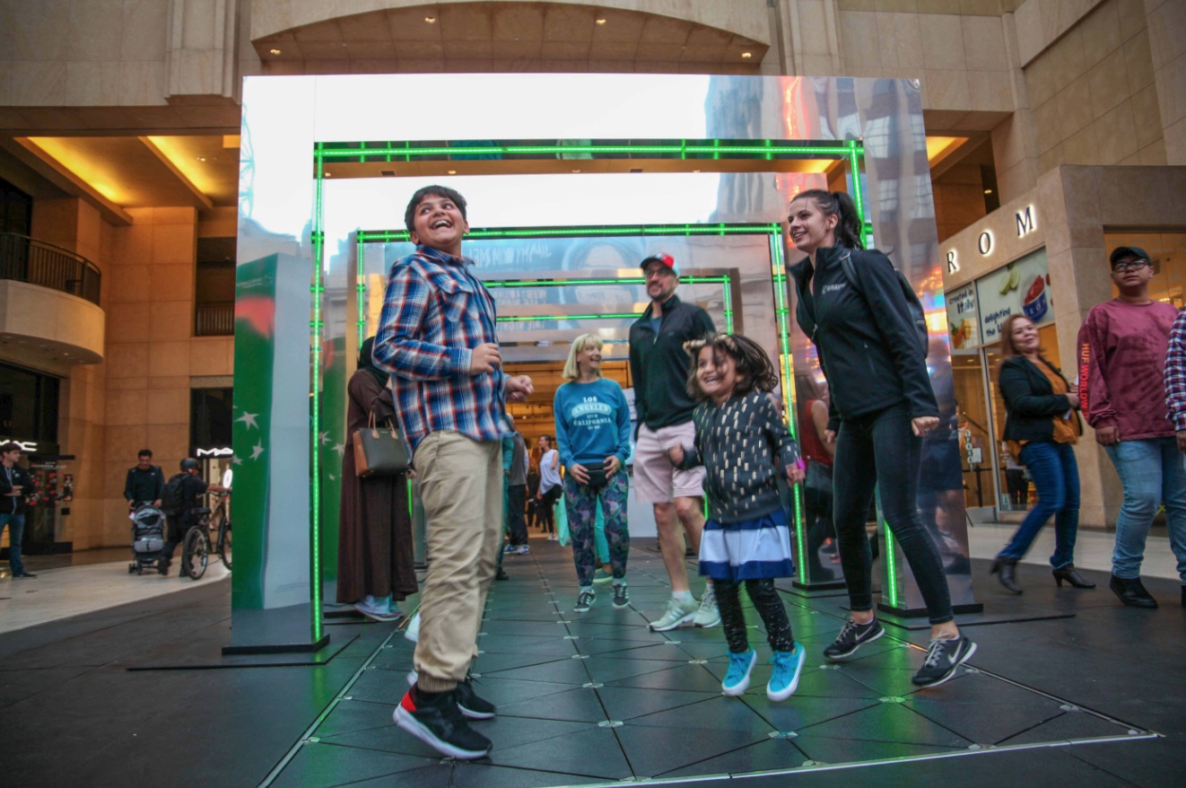 BNP Paribas Pavegen Walkway