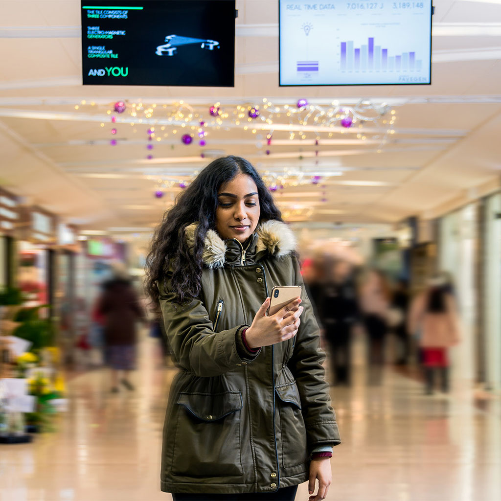 Pavegen kinetic retail technology