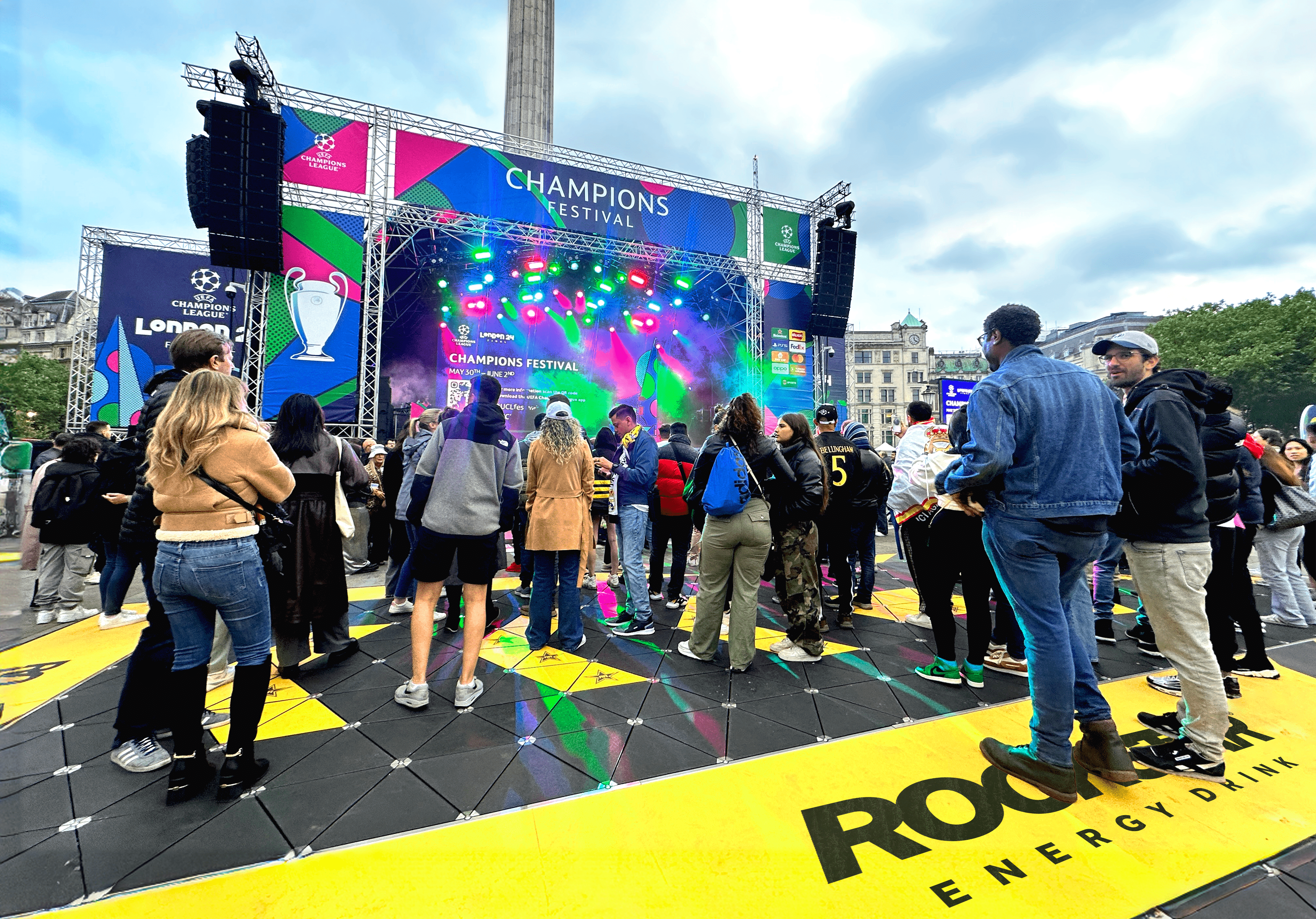 Pavegen and Rockstar Energy Kinetic Dance Floor