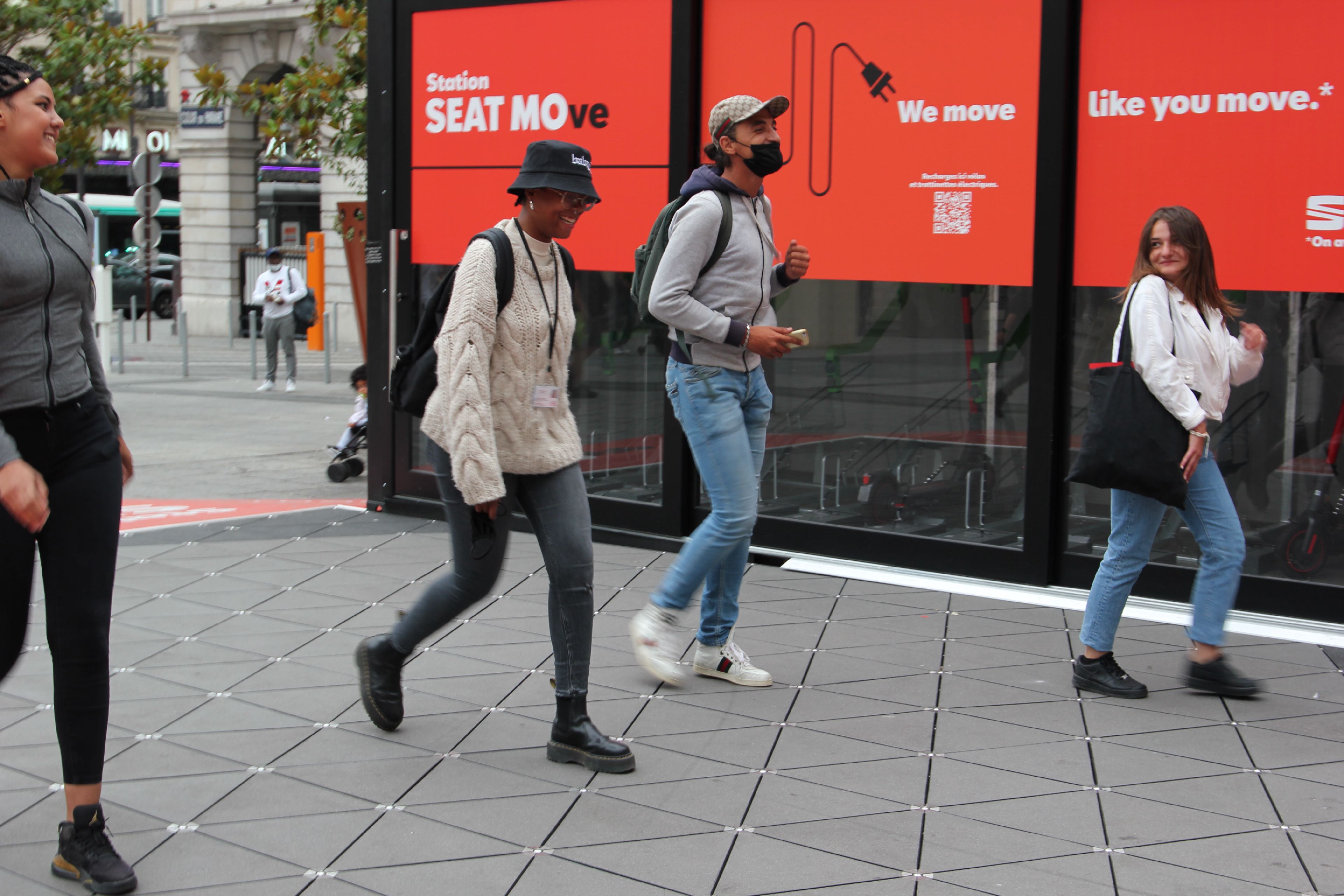 SEAT PAvegen Brand Activation Energy Walkway