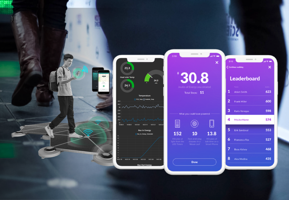 Pavegen Mobile App Graphic