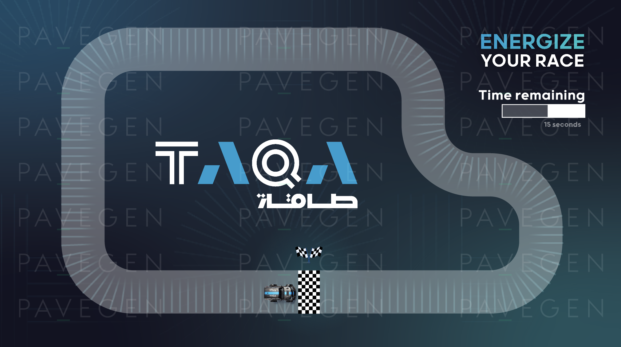 Taqa and Pavegen gameplay race track