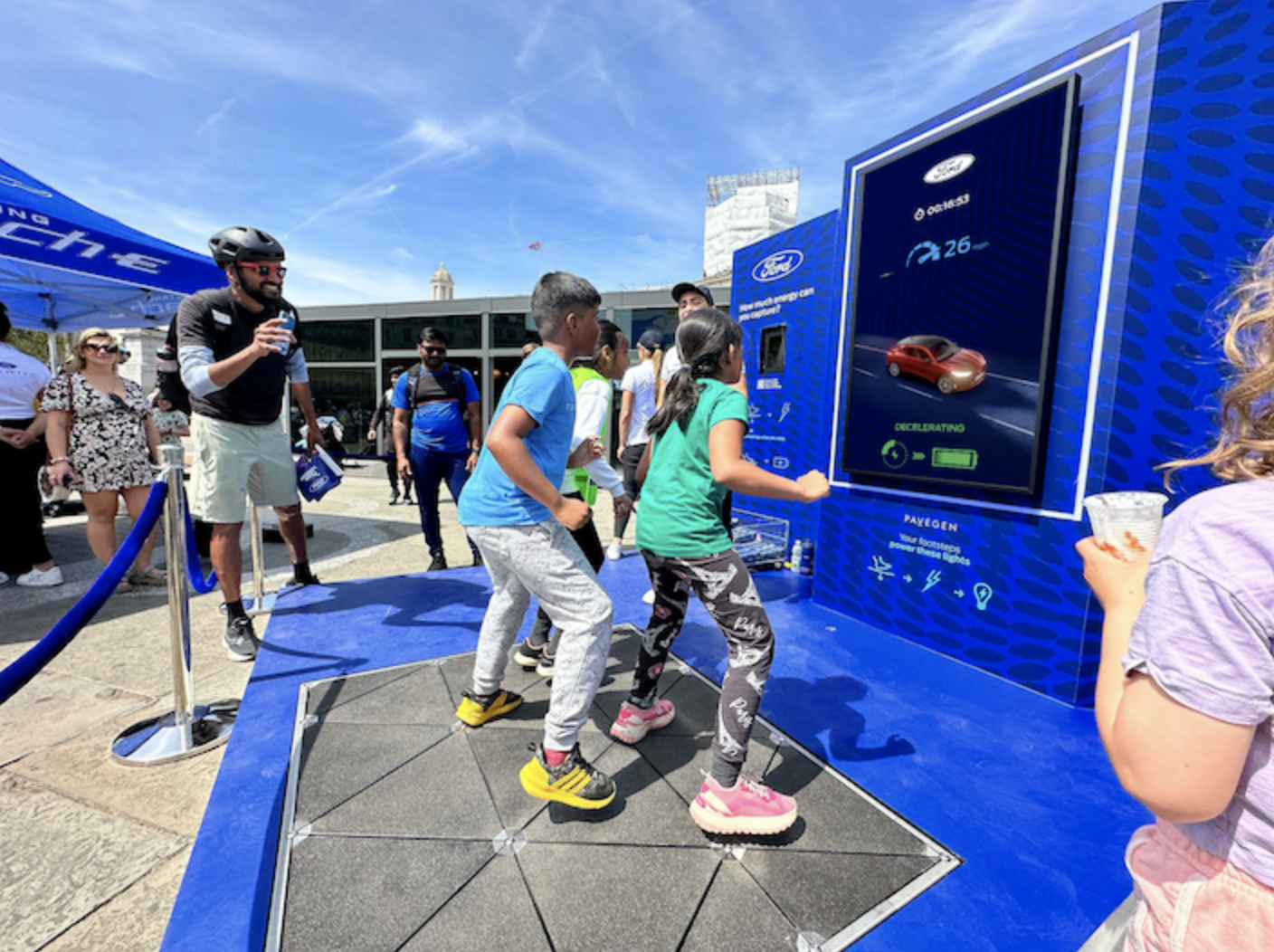 Pavegen and Ford gameplay activation